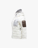 Peak Performance W Jacket W Helium Utility Down Hood - Off White Antartica