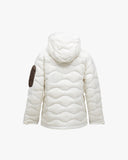Peak Performance W Jacket W Helium Utility Down Hood - Off White Antartica