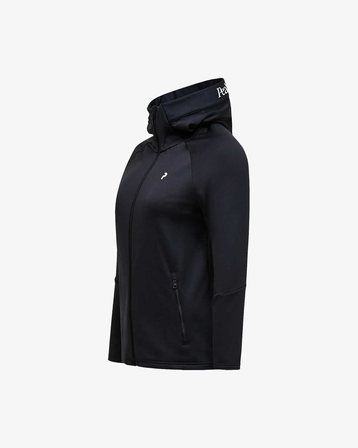 Peak Performance W Jacket W Rider Essentials Zip Hood - Black