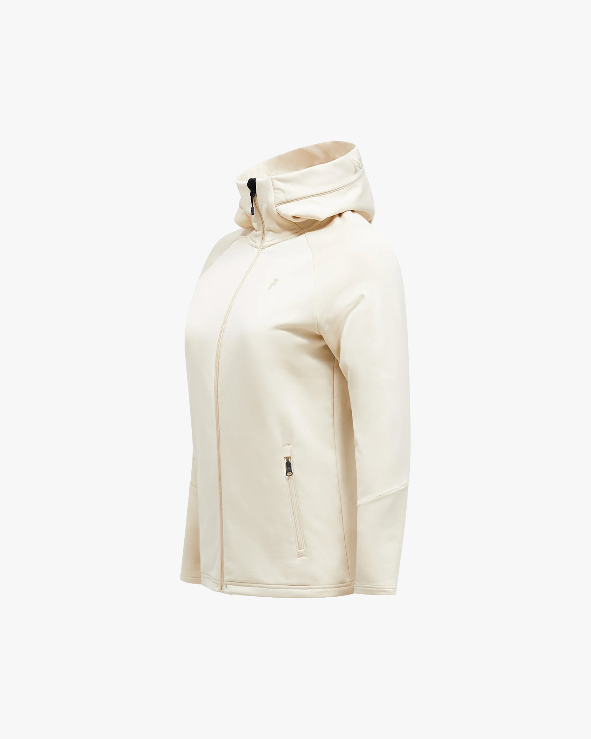 Peak Performance W Jacket W Rider Essentials Zip Hood - Sand Fog