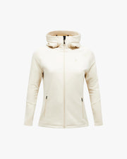 Peak Performance W Jacket W Rider Essentials Zip Hood - Sand Fog
