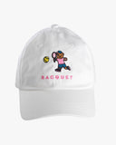 Racquet Hat White Racquet x No More Bagel Score Hat - White
