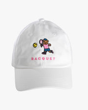 Racquet Hat White Racquet x No More Bagel Score Hat - White