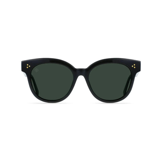 Raen Optics U Eyewear 52 Nikol, Crystal Black/Green Polarized