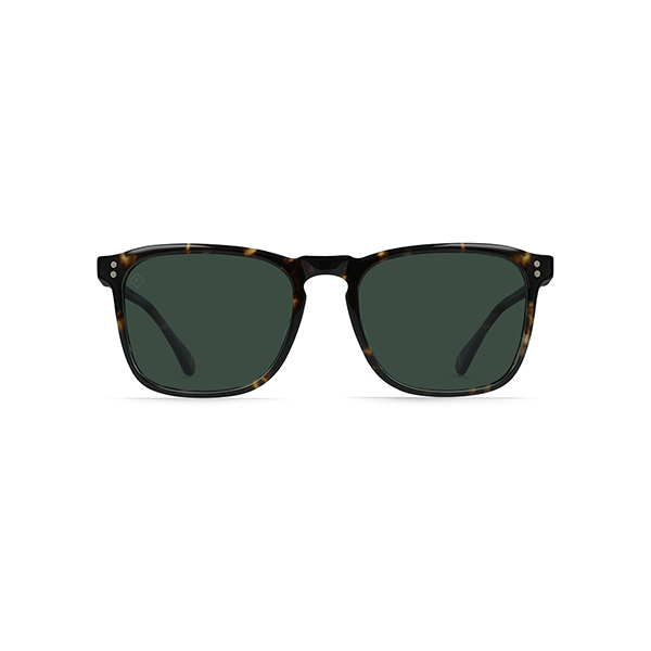 Raen Optics U Eyewear One Size Wiley, Brindle Tortoise/Green Polarized