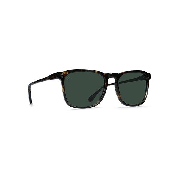 Raen Optics U Eyewear One Size Wiley, Brindle Tortoise/Green Polarized