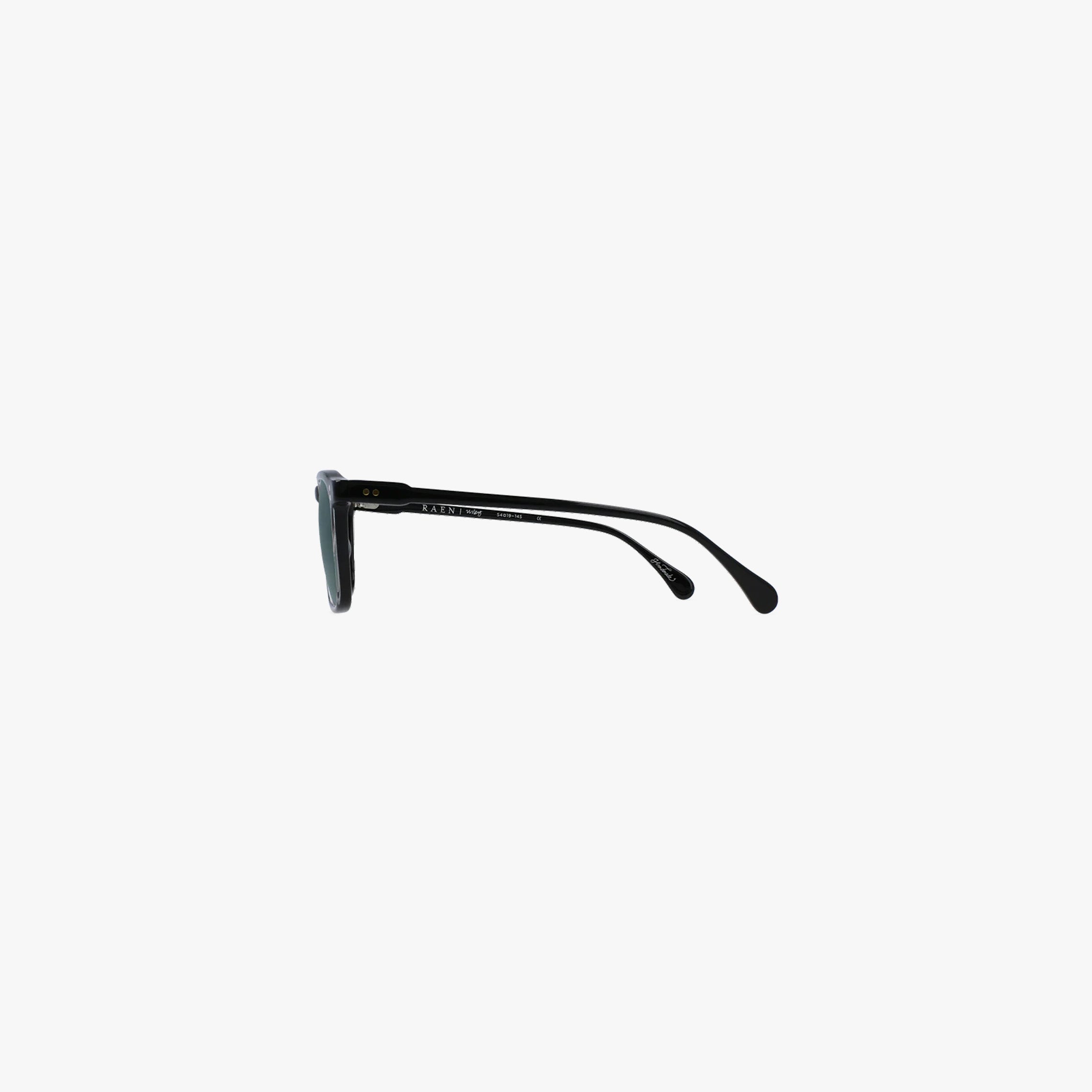 Raen Optics U Eyewear Recycled Black/Green Polarized / O/S Wiley, Recycled Black/Green Polarized