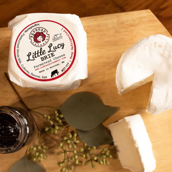 Redhead Creamery Little Lucy Brie - Redhead Creamery