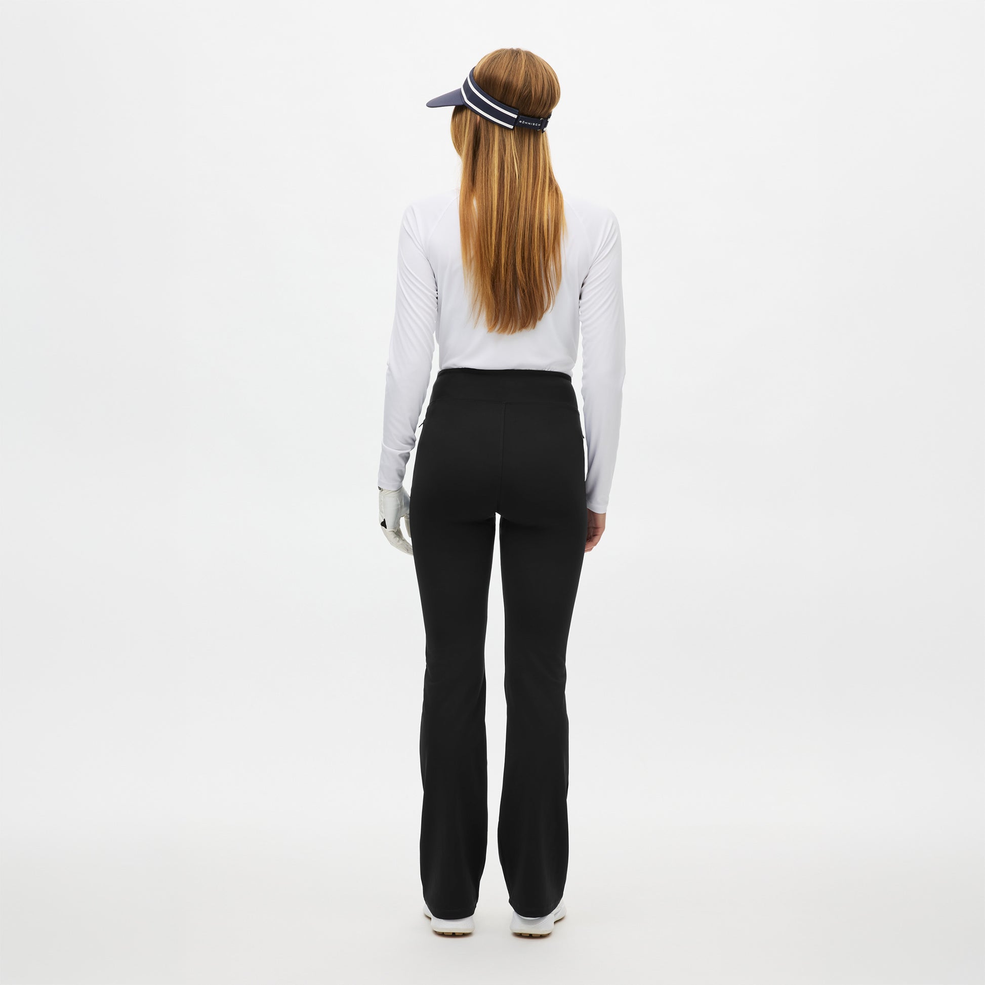 Rohnisch Pants Pull on Flattering Golf Pant - Black