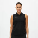Rohnisch Shirt Nicky Sleeveless Poloshirt - Black