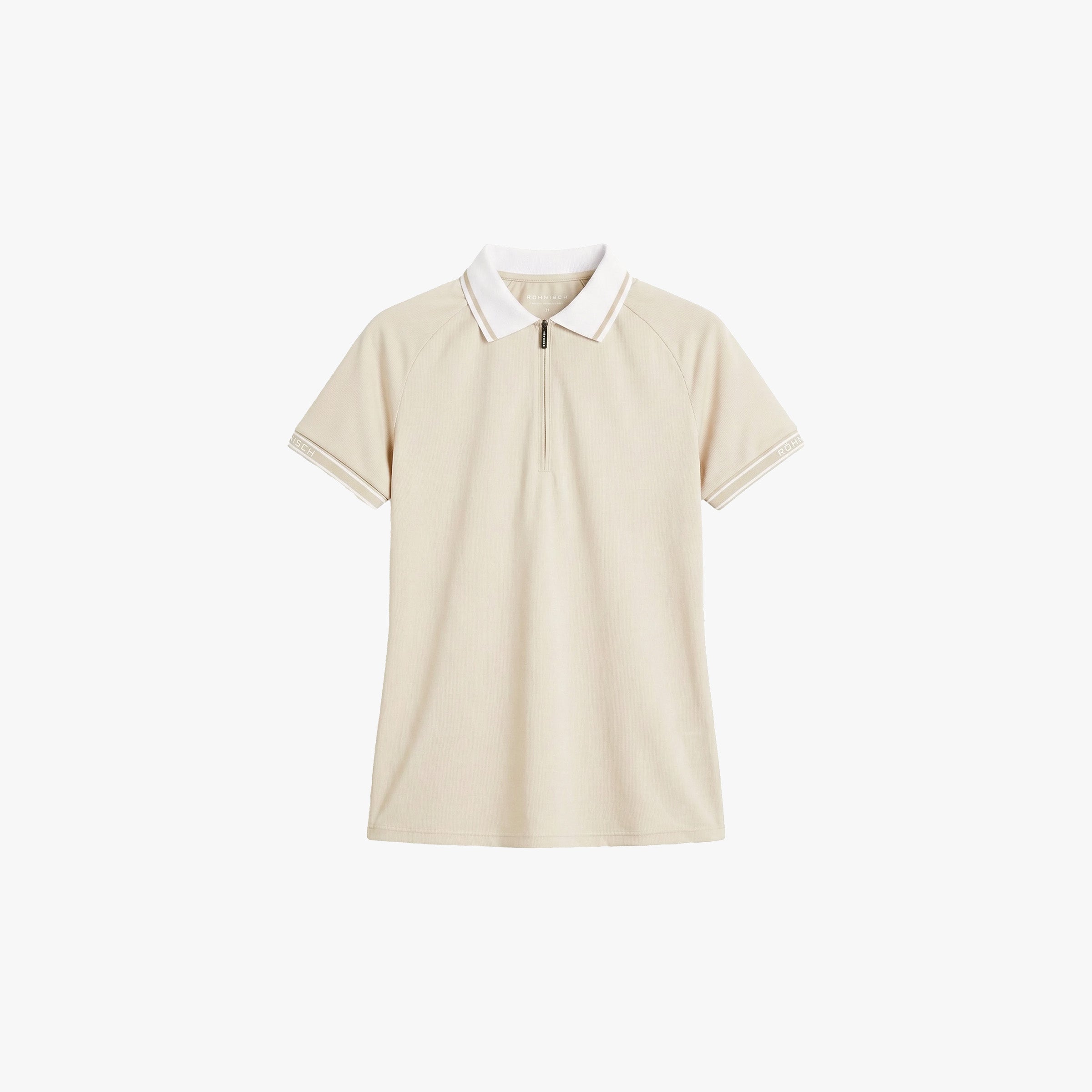 Rohnisch Shirt Rib Poloshirt - Oatmeal