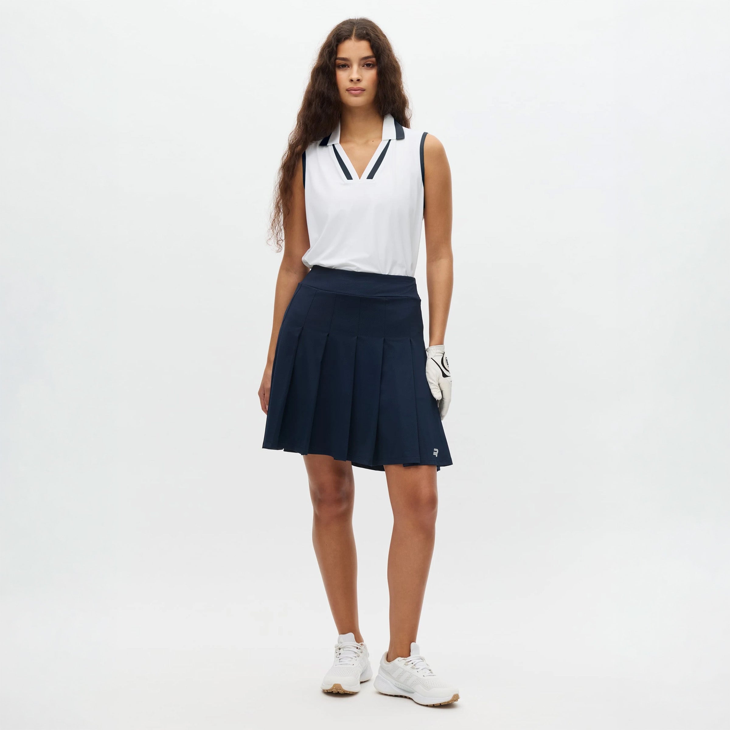 Rohnisch Skort Nicky Pleated Long Skort - Navy