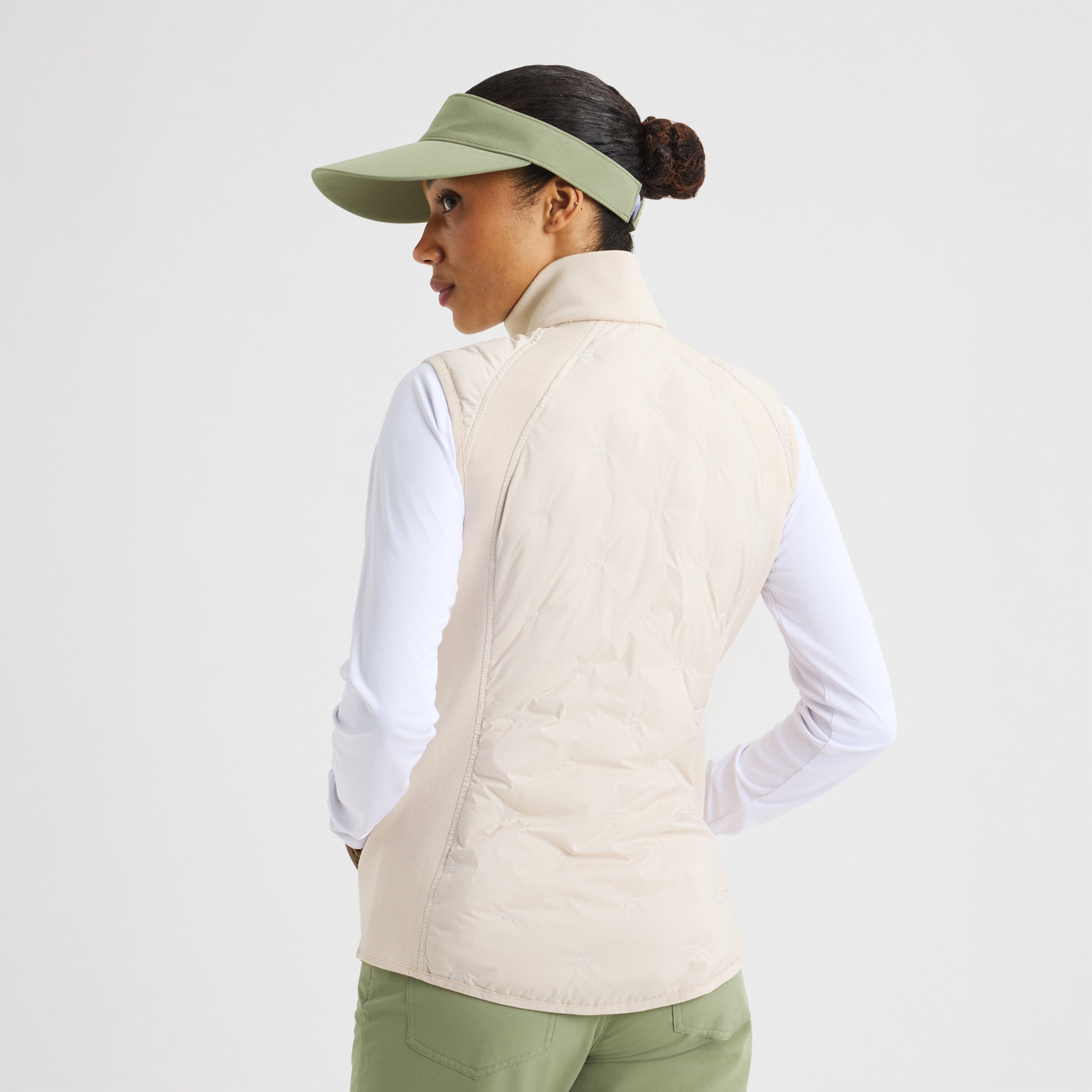 Rohnisch Vest Padded Windbreaker Vest - Oatmeal