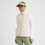 Rohnisch Vest Padded Windbreaker Vest - Oatmeal