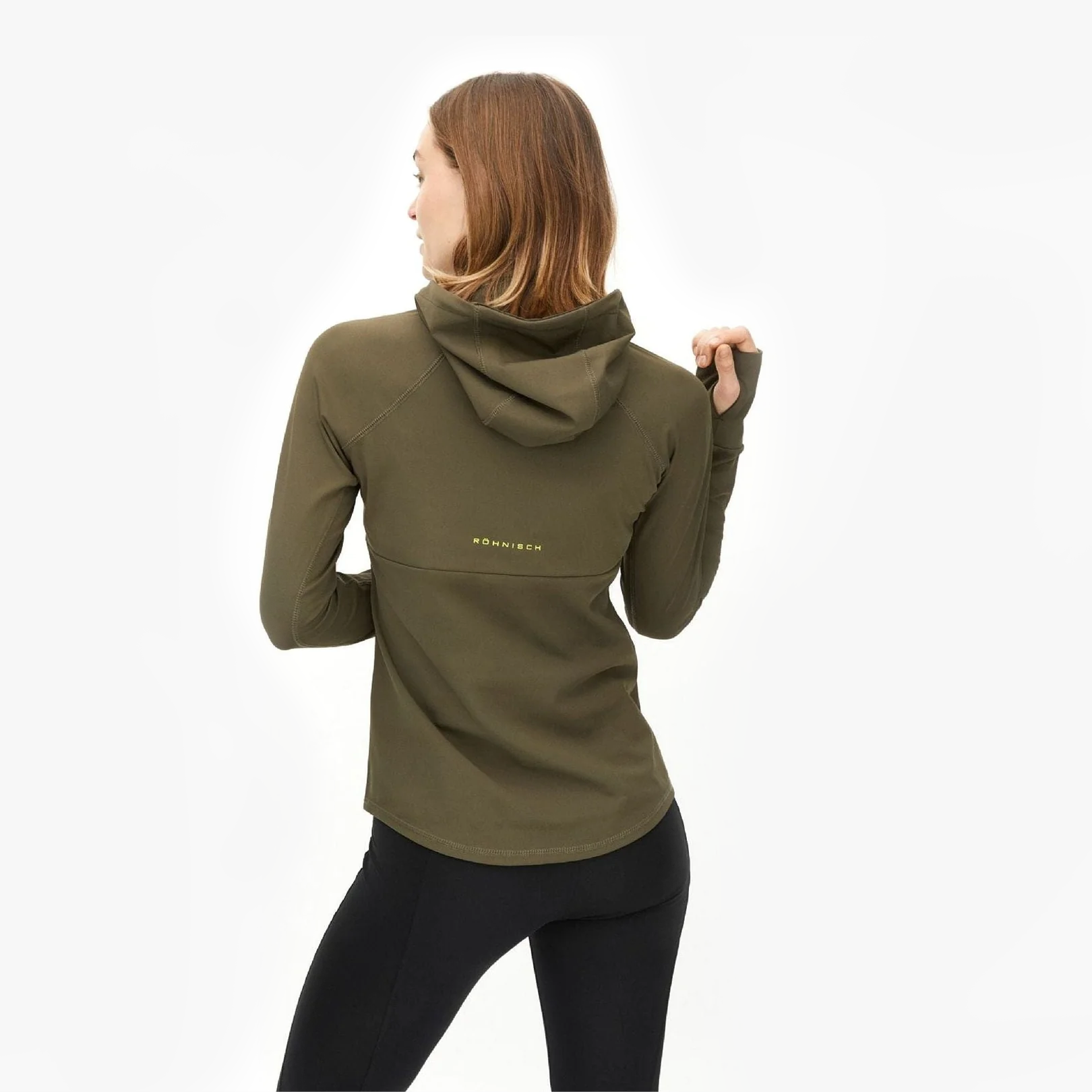 Free Motion Half Zip, Forest Brown