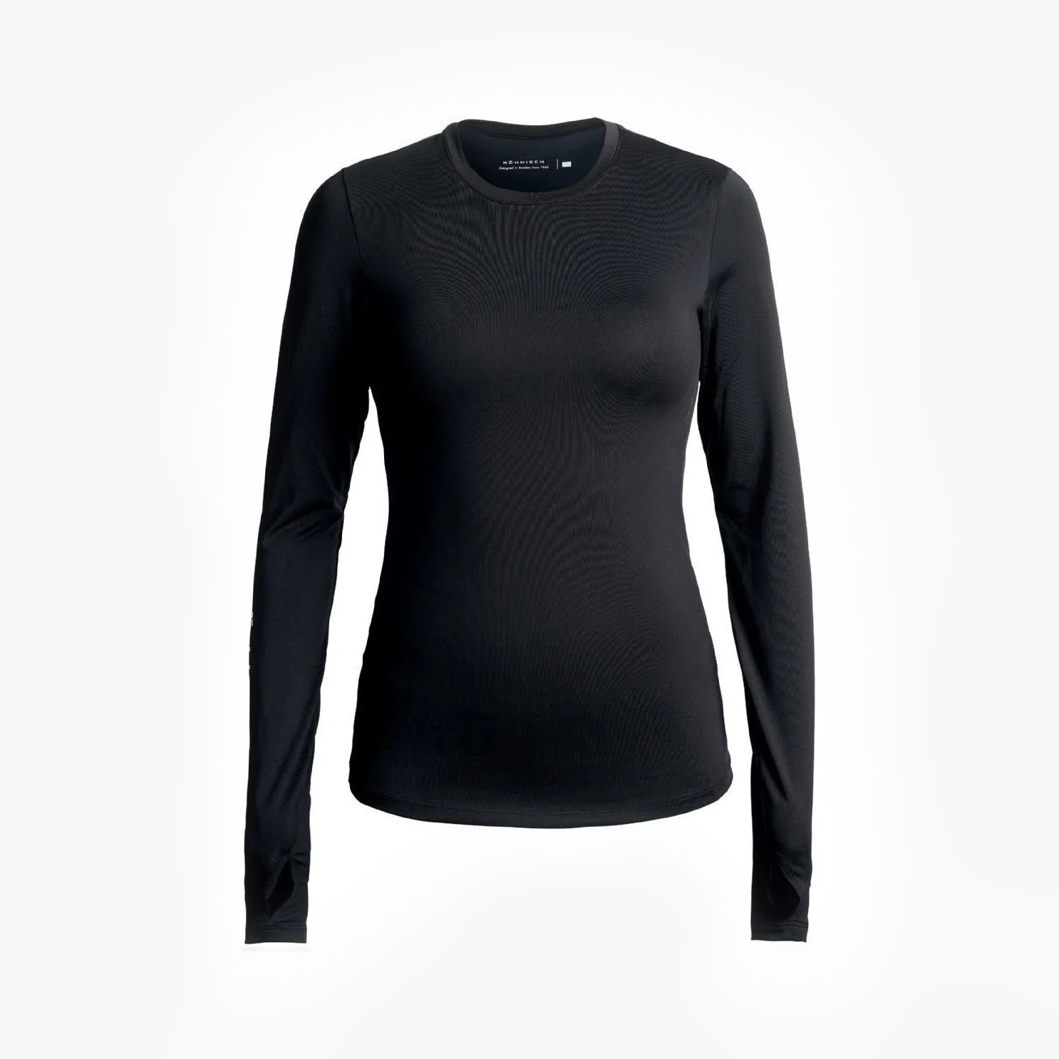 Rohnisch W Active L/S Black / X-Small Team Logo Long Sleeve