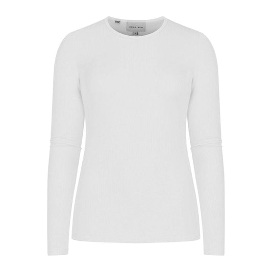 Rohnisch W Active L/S Light Rib Long Sleeve, White