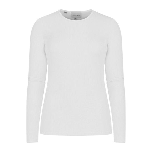 Rohnisch W Active L/S Light Rib Long Sleeve, White