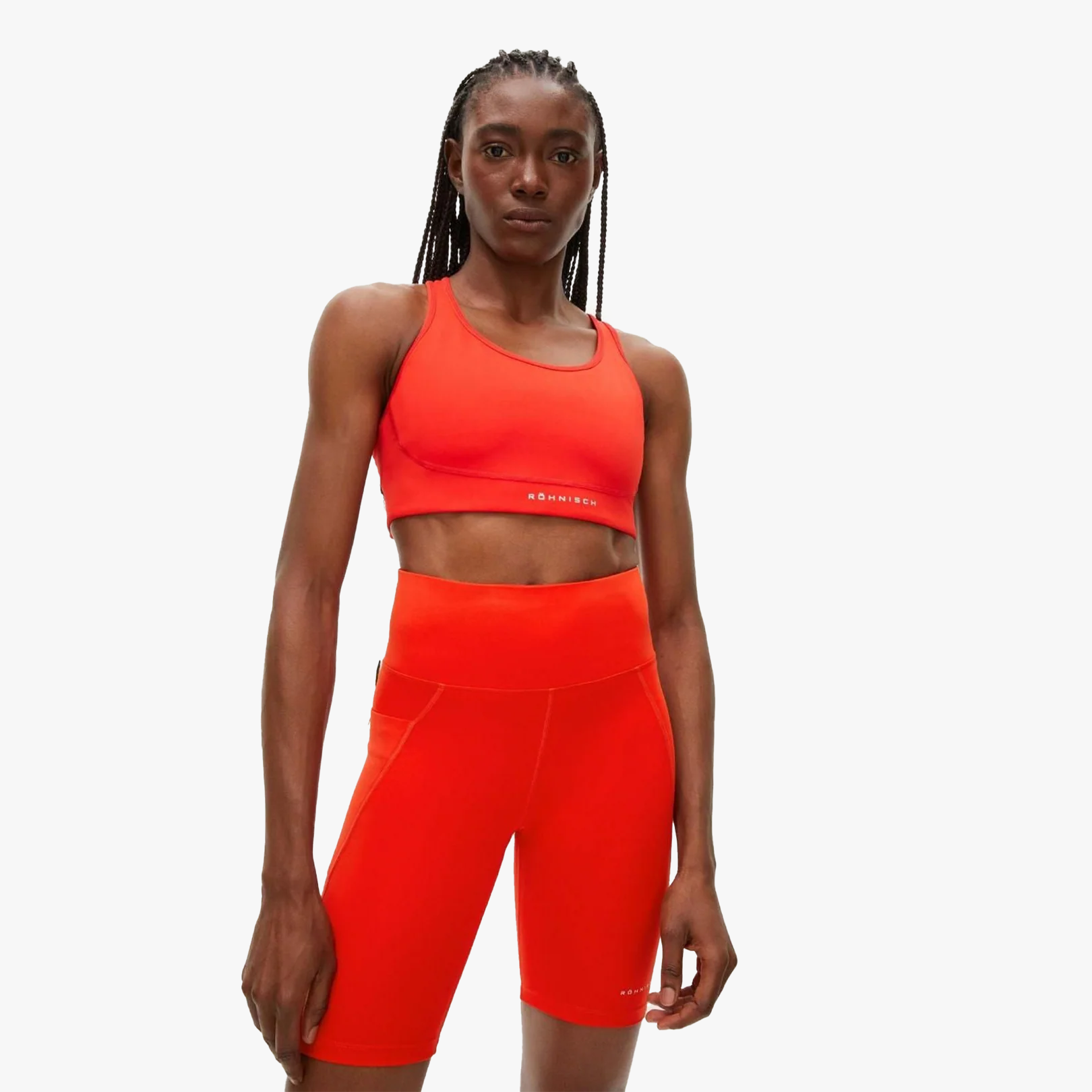 Rohnisch W Active Shorts Flattering High Waist Bike Tights