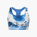 Rohnisch W Active Top Blue Aquarelle / XS Emblem Racerback Sportsbra
