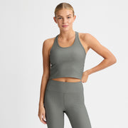 Rohnisch W Active Top Gunmetal / XS Ribbed R Tank