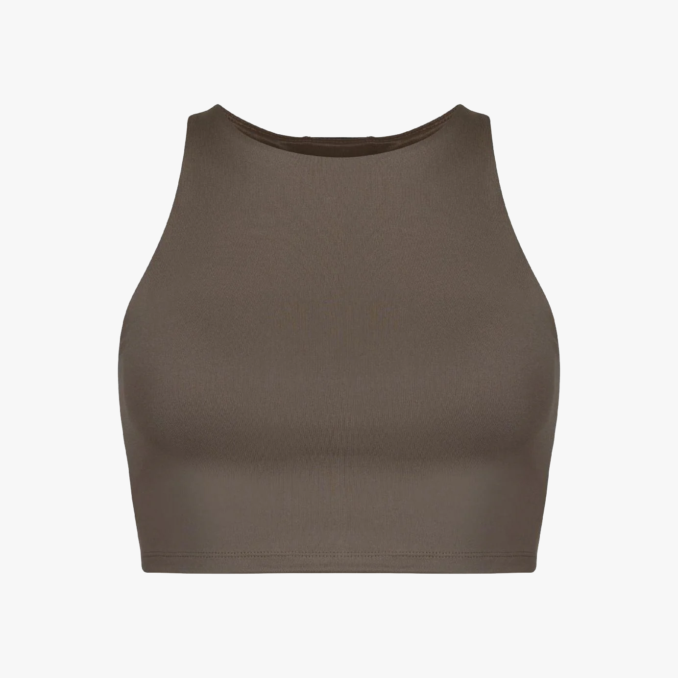Kay Premium Cropped Top, Wood