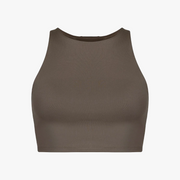 Kay Premium Cropped Top, Wood