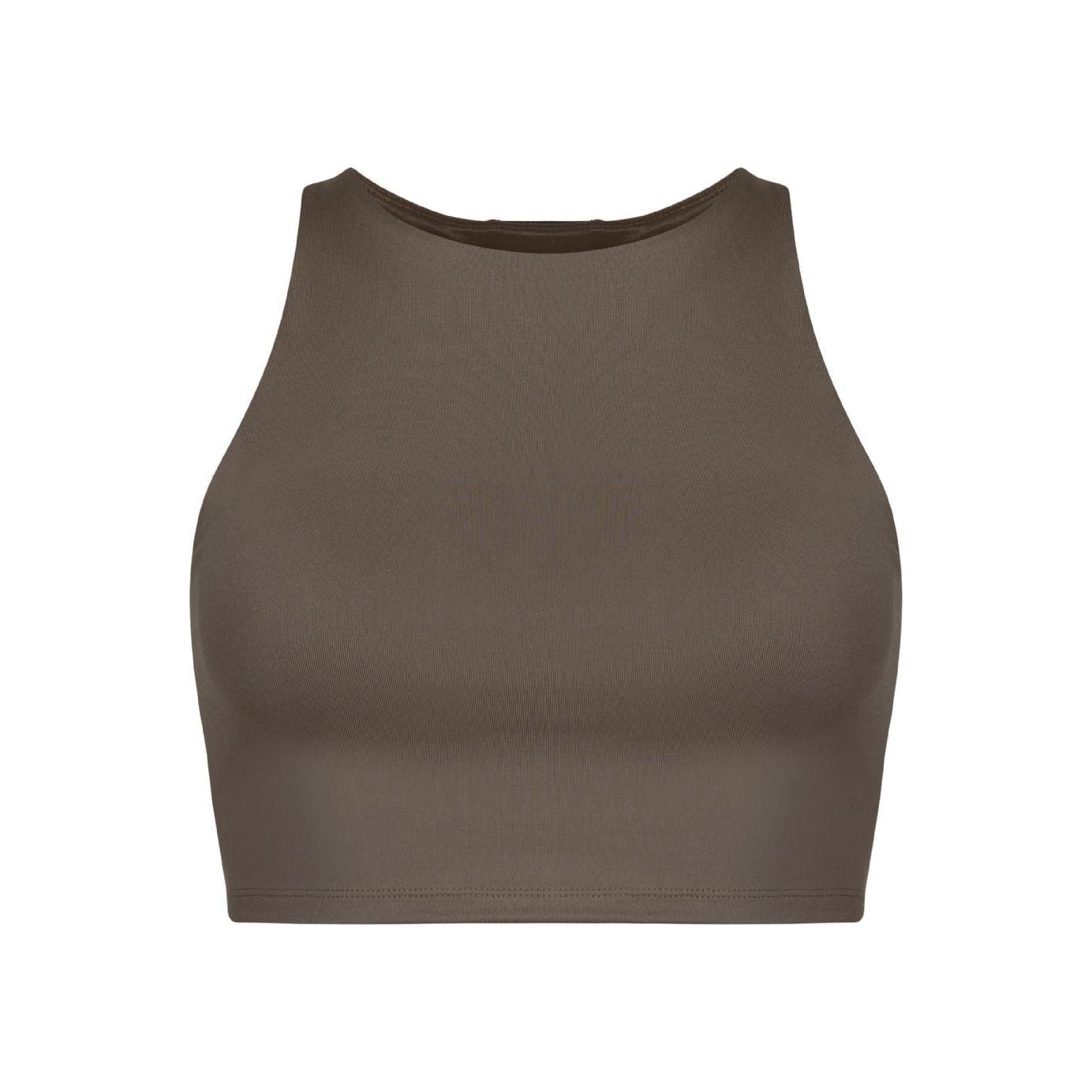 Rohnisch W Active Top Kay Premium Cropped Top, Wood