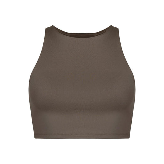 Rohnisch W Active Top Kay Premium Cropped Top, Wood