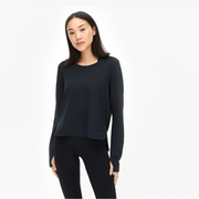 Rohnisch W Active Top Soft Impact Long Sleeve, Black