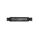 An Issa Expandable Running Belt in black from On Running, made from recycled material and featuring a water-resistant zipper pocket and adjustable waistband.