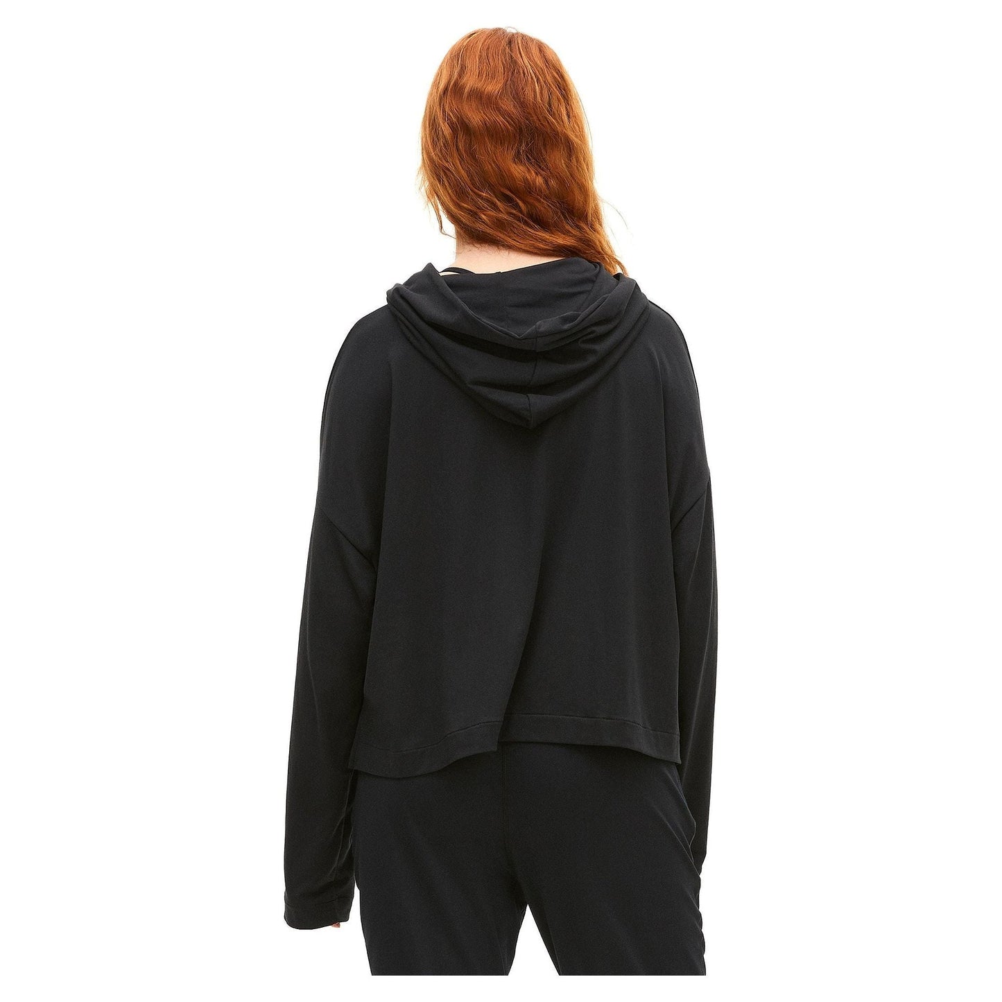 Rohnisch W Hoodie Soft Cropped Hoodie, Black