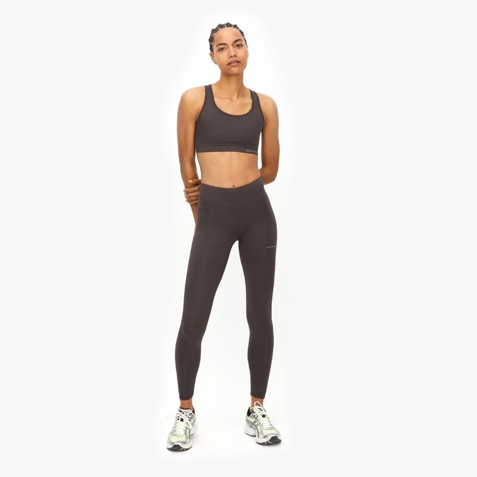 Rohnisch W Leggings Shape High Waist Tights, Seal Brown
