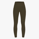 Rohnisch W Leggings Thermal Tights, Forest Brown