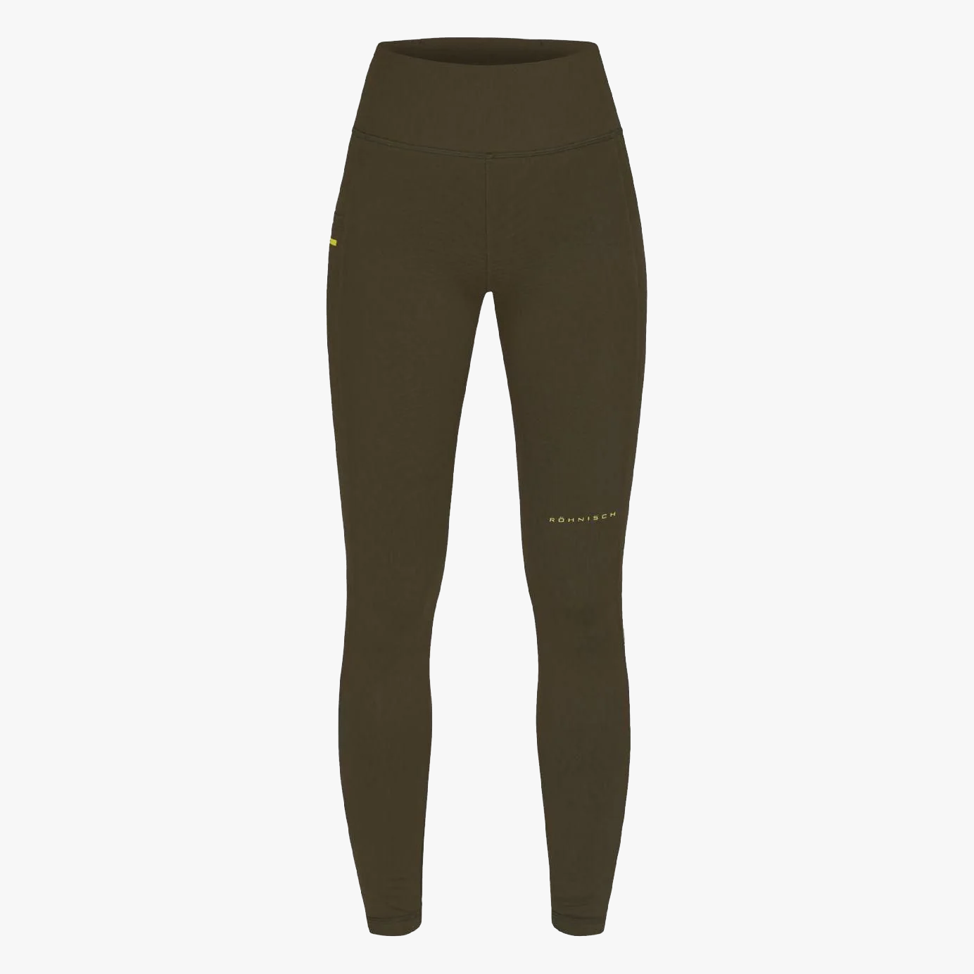 Rohnisch W Leggings Thermal Tights, Forest Brown