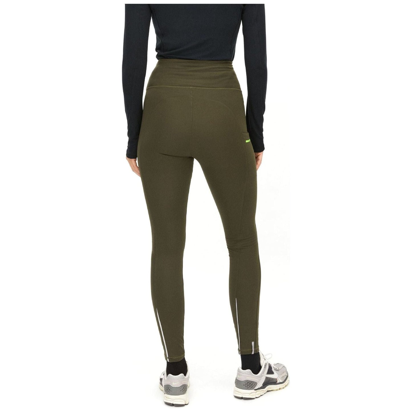 Rohnisch W Leggings Thermal Tights, Forest Brown