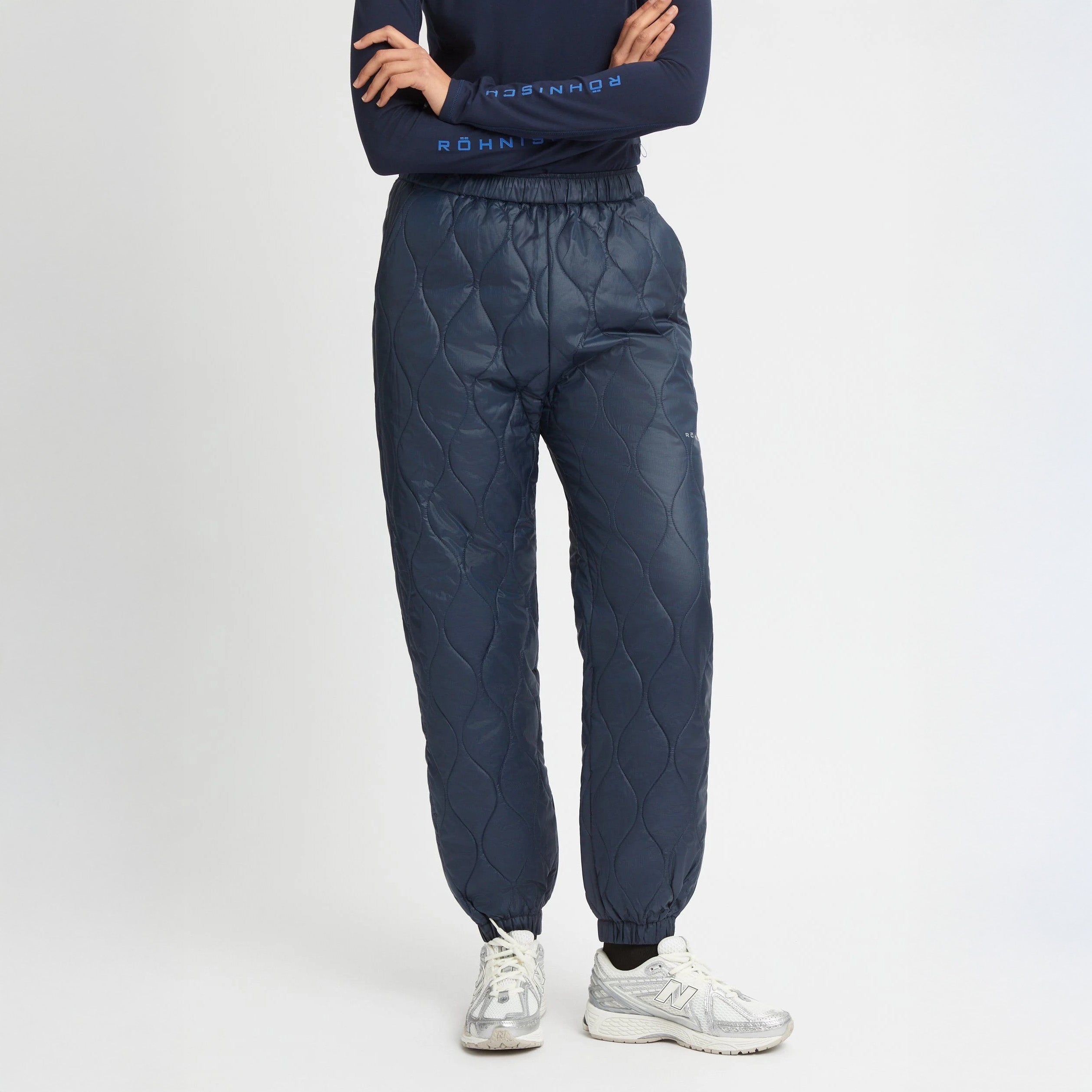 Rohnisch W Pants Navy / XS Relaxed Quilt Pants