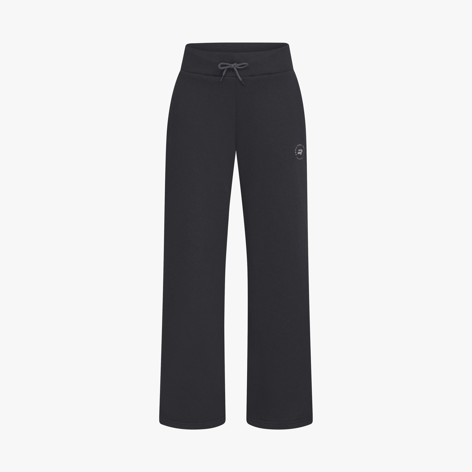 Rohnisch W Pants Obsidian Black / X-Small Soft Sweat Wide Pants