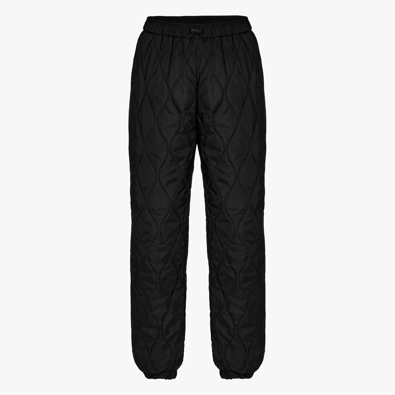 Rohnisch W Pants Quilted Pants, Black