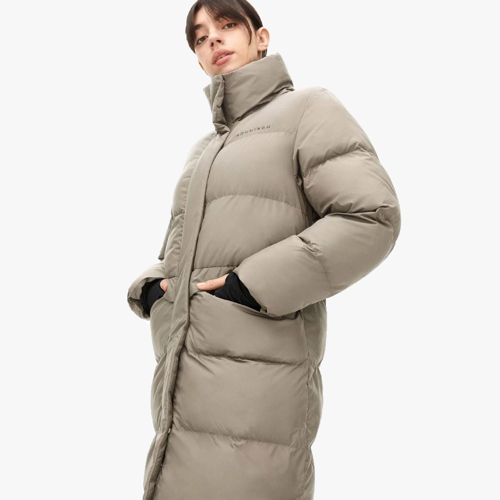 Rohnisch W Rain Jacket Reign Coat, Moon Rock