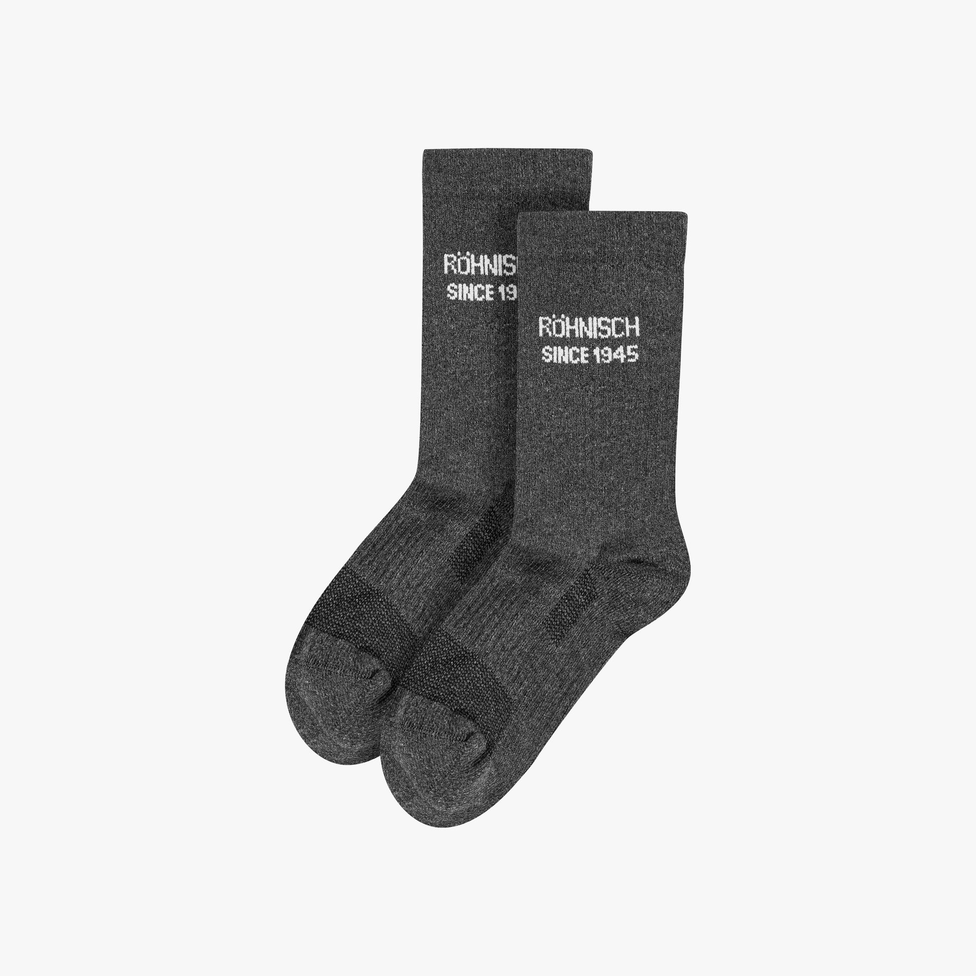 Rohnisch W Running Socks Grey Melange / S/M 2 Pack Logo Sock