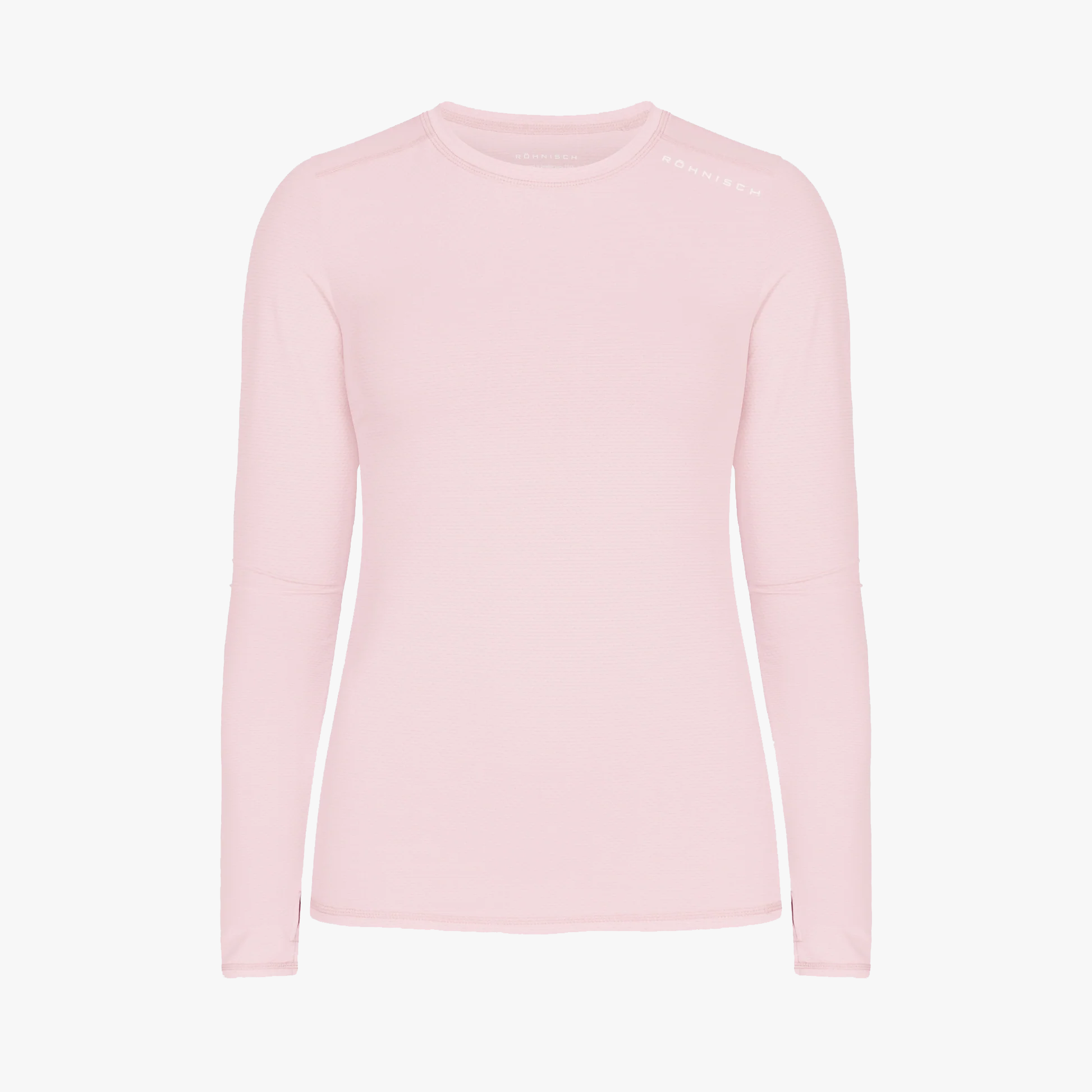 Rohnisch W Top Cradle Pink / XS Jacquard Long Sleeve Tee