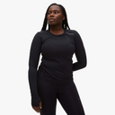 Rohnisch W Top Jacquard Long Sleeve Tee