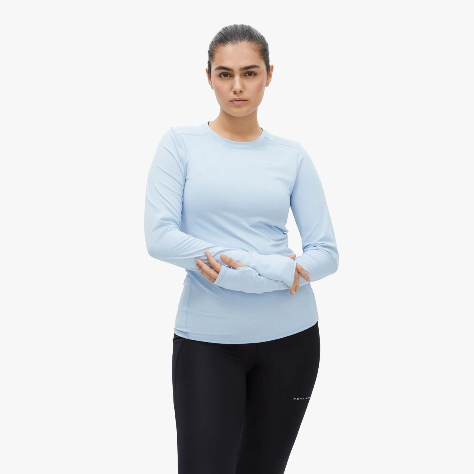 Rohnisch W Top Jacquard Long Sleeve Tee