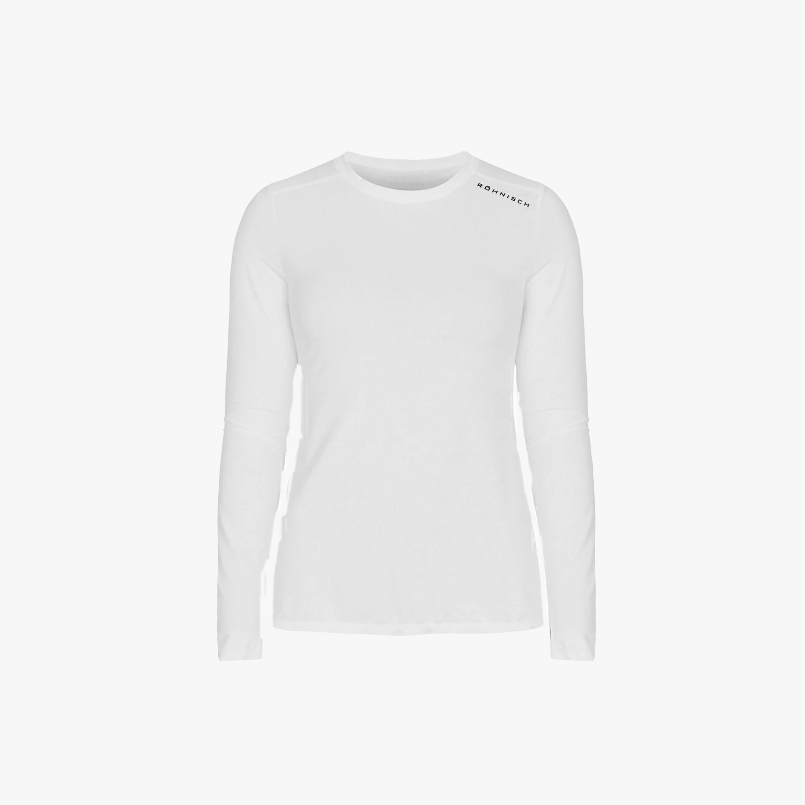 Rohnisch W Top White / XS Jacquard Long Sleeve Tee