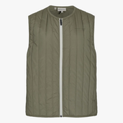 Lake Padded Vest, Vetiver Green