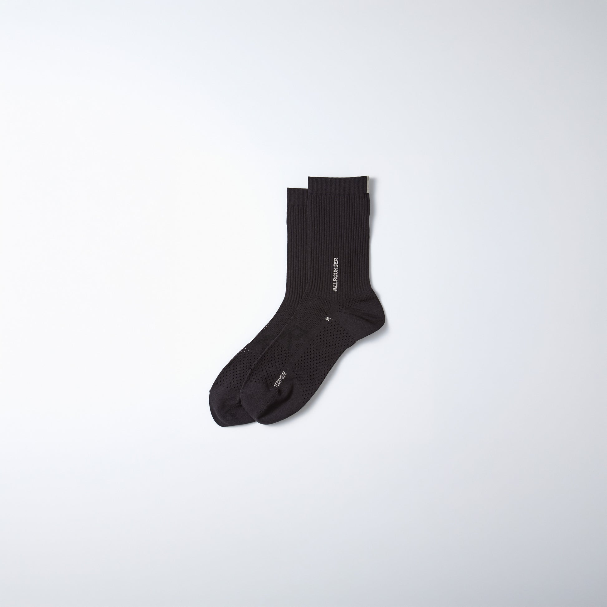 RoToTo Socks Allrounder Tech-Mesh Crew - Black