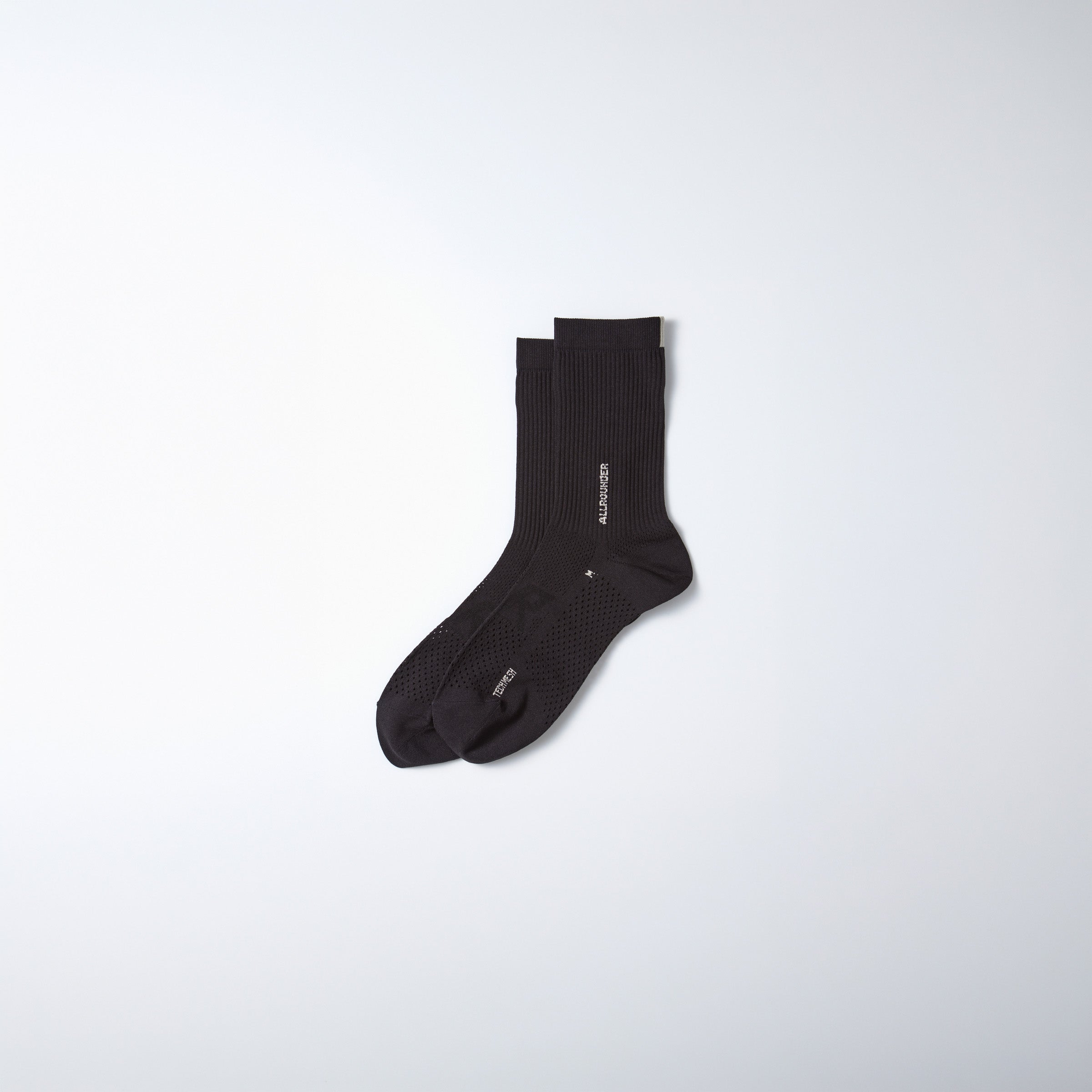RoToTo Socks Allrounder Tech-Mesh Crew - Black