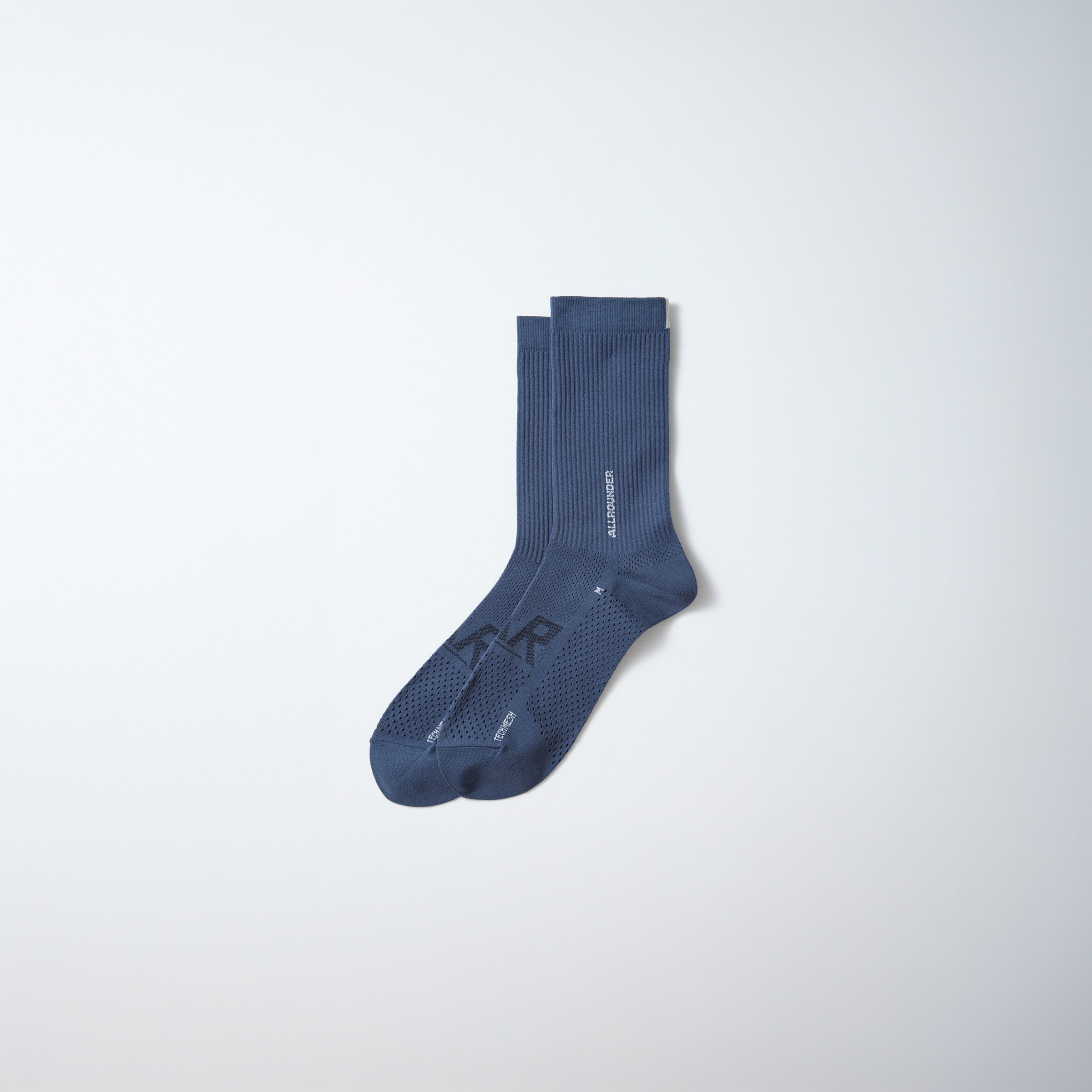 RoToTo Socks Allrounder Tech-Mesh Crew - Iron Blue