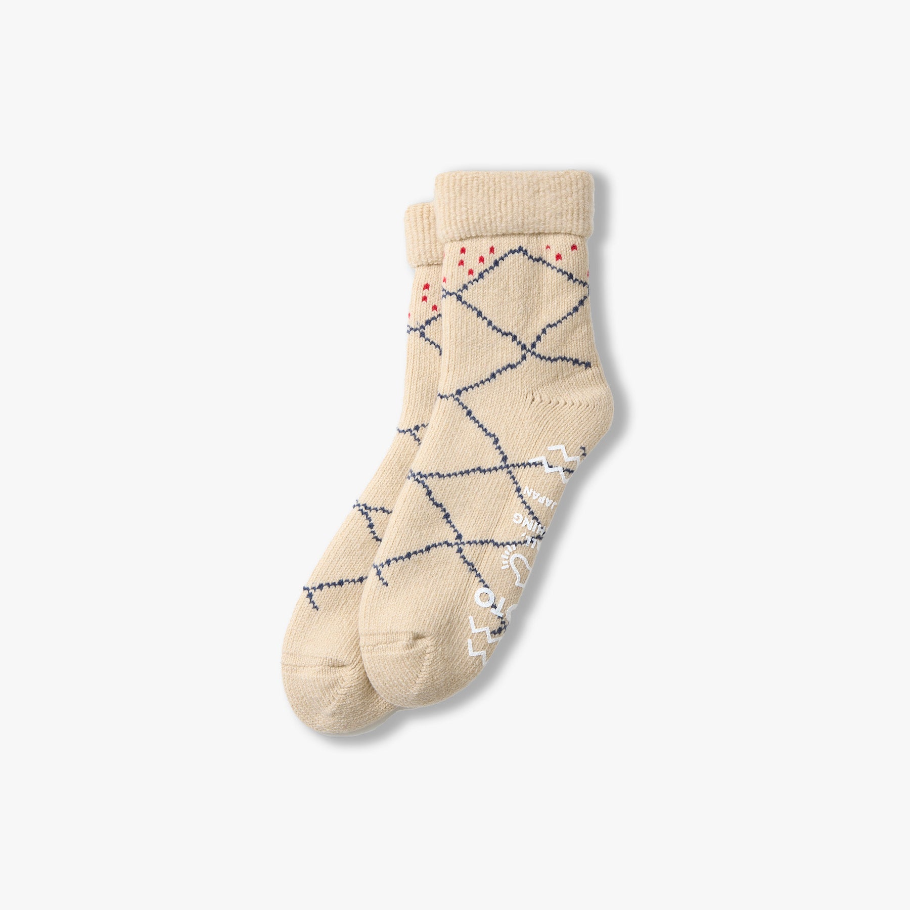 RoToTo Socks Merino Lambs Wool Room Socks "Beni Ouarain"